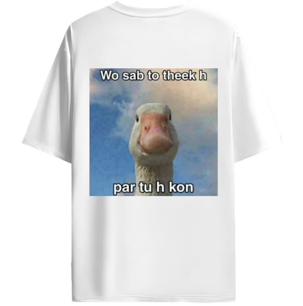 Oversized Tees, Oversized Laughs
