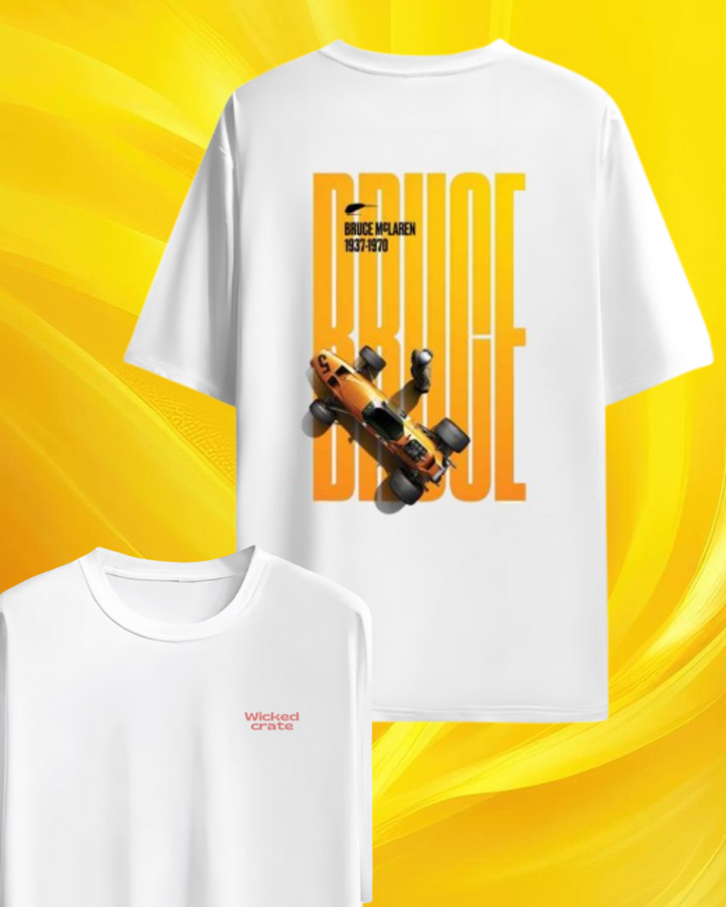 BRIDGENPLANEN Abstract Text Oversized Tee